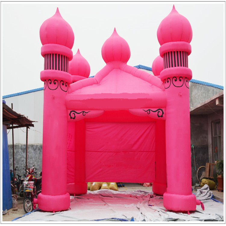 公坡镇粉色帐篷